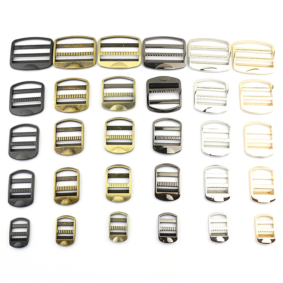 Moulded Solid Cast Adjuster Slide Buckles Strap Suspender Webbing Glide Ladder - Image 2 of 4