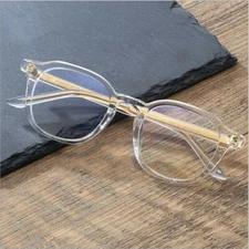 Anti Blue Light Glasses Vintage Women Mens Eyeglass Frames Light Full Rim Unisex