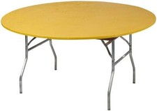 Kwik Covers 72" Round Fitted Plastic Table Covers Bundle of 5