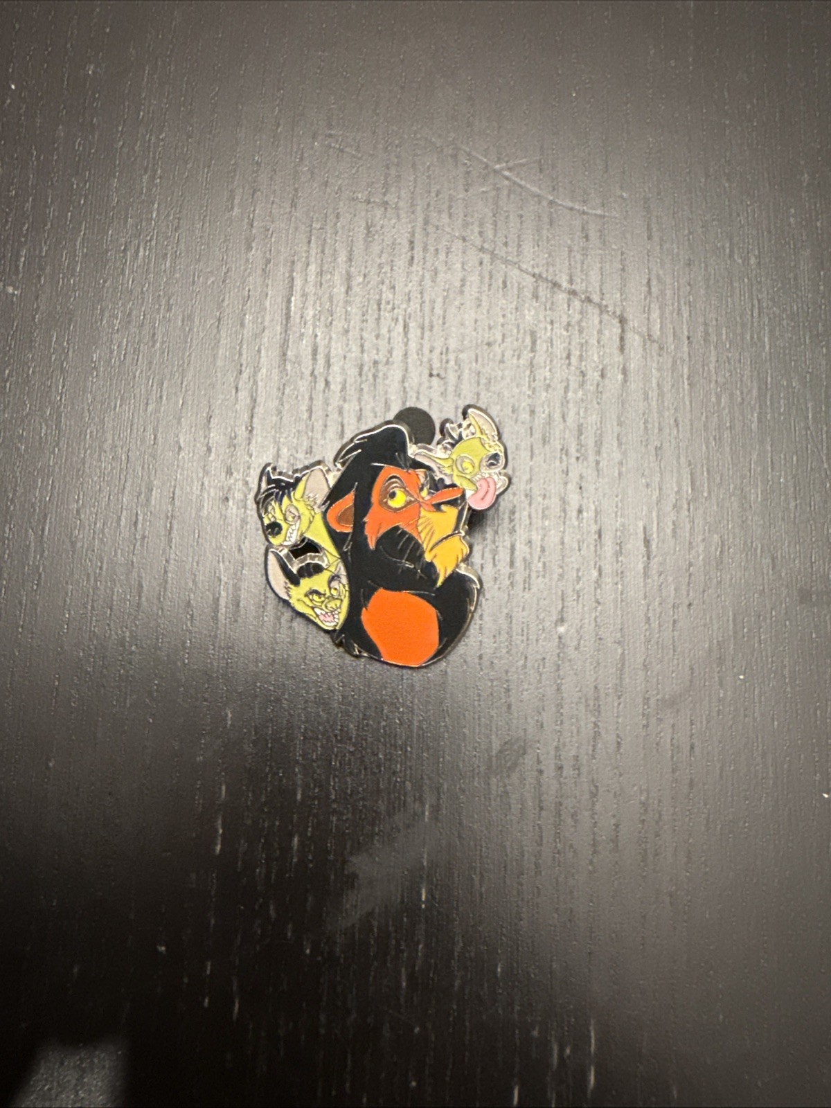 DISNEY TRADING PIN - SCAR AND 3 HYENAS FROM THE LION KING