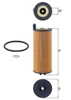 ÖLfilter Knecht OX 1302D Filtereinsatz 56,0Mm FüR BMW 4Er G22 G82 3Er G20 G80 X3