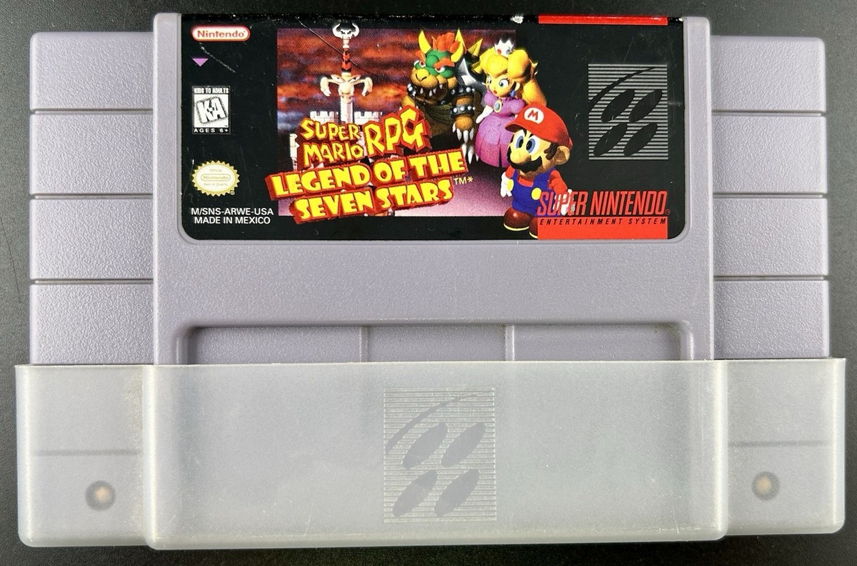 Super Mario RPG Legend of the Seven Stars (Super Nintendo SNES