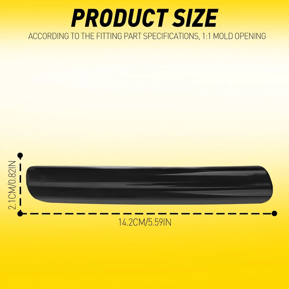 For 13-17 Ford Police Interceptor Utility Exterior Chrome Door Handle Front Left - Image 4 of 4