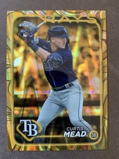 2024 Topps Gilded Collection Curtis Mead Gold RayWave Refractor /25 #140