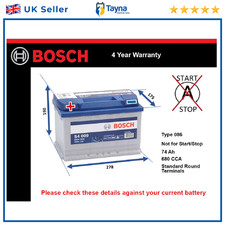 Battery fits DODGE RAM GRAND CARAVAN JOURNEY DURANGO Bosch 096R 680A New