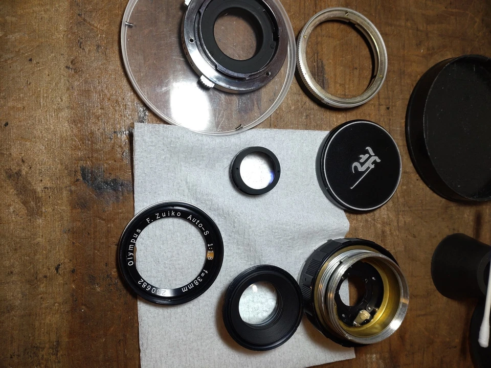 Lente TTL CLA'd [COMO NUEVA] Olympus Zuiko 38 mm f/1,8 para PEN F FT FV de... - Imagen 4 de 4