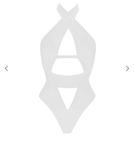 AGENT  PROVOCATEUR Anja White Swimsuit AP3 Medium EUC