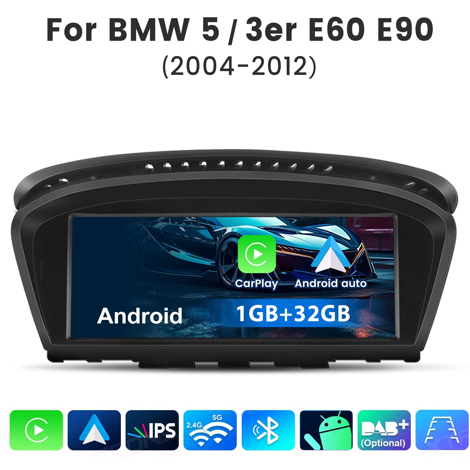 8.8" Für BMW E60 5er E61 E90 E91 CCC Android Autoradio GPS Navi WIFI BT DSP Auto