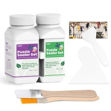 Puzzle Glue Clear with Applicator, Easy to Apply, Fast Drying, Clear  Bright...