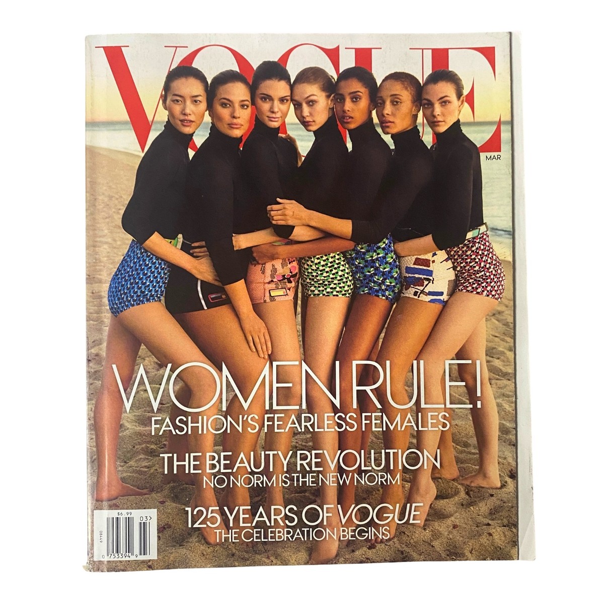 Vogue Magazine March 2017 Liu Wen, Ashley Graham, Kendall Jenner