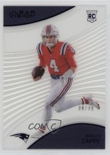 2022 Panini Chronicles Clear Vision Rookies Purple 39/49 Bailey Zappe vv7