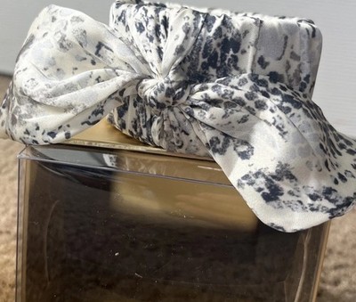 (2) Set Rare Whimsigoth Chunky Bow Bracelet Statement Piece Animal Print BOHO