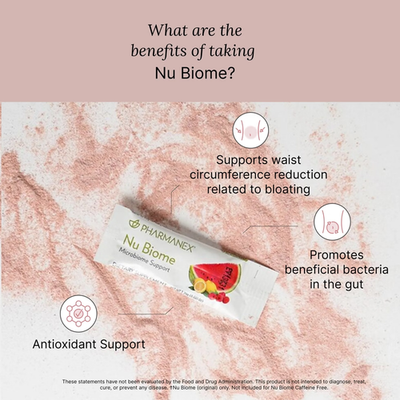 3pk] Nu Skin NuSkin Pharmanex Nu Biome w/Caffeine Exp 04/2027 [NEW