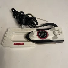 Vintage JC Penney Dual Voltage Travel Iron 784-1010 with Case - Made Hong Kong