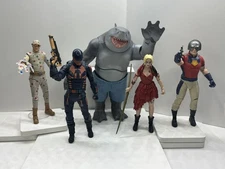 McFarlane  DC Multiverse 5 Figure lot  - The Suicide Squad King Shark BAF