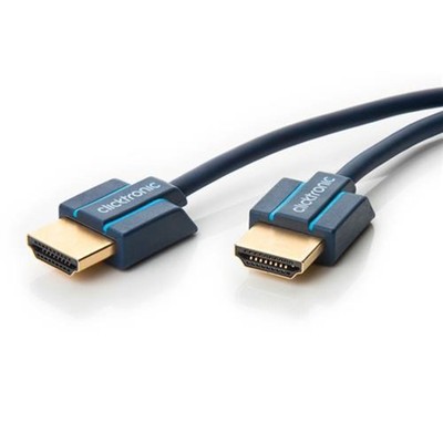 Clicktronic Ultraslim HighSpeed HDMI Kabel mit Ethernet ARC 3D 4K HDTV 0,5m