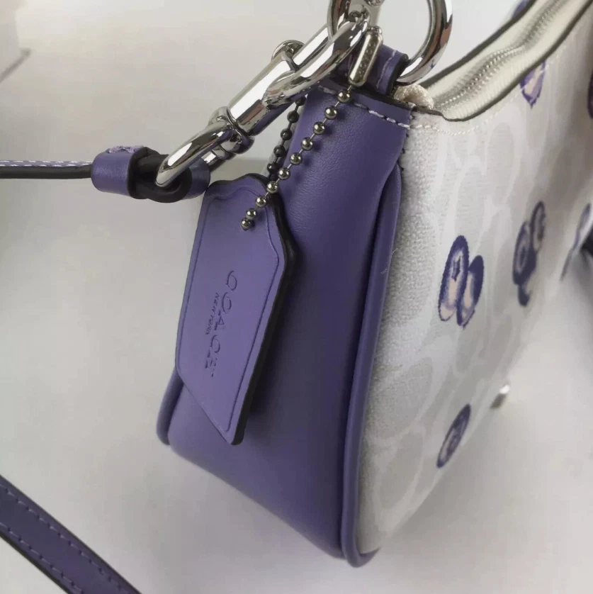 Bolso de Hombro Teri 2 Vías Estampado de Arándanos Cuero Bolso CR292 - Nuevo Outlet Foto 3 de 4