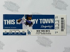 2010 Kenley Jansen MLB Debut Ticket 7/24/10 Los Angeles Dodgers Mets