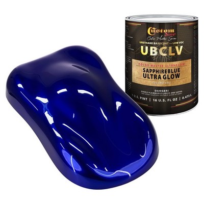 CMU Color Master Ultraglow Automotive Paint - Sapphire Blue Ultra Glow- Pint