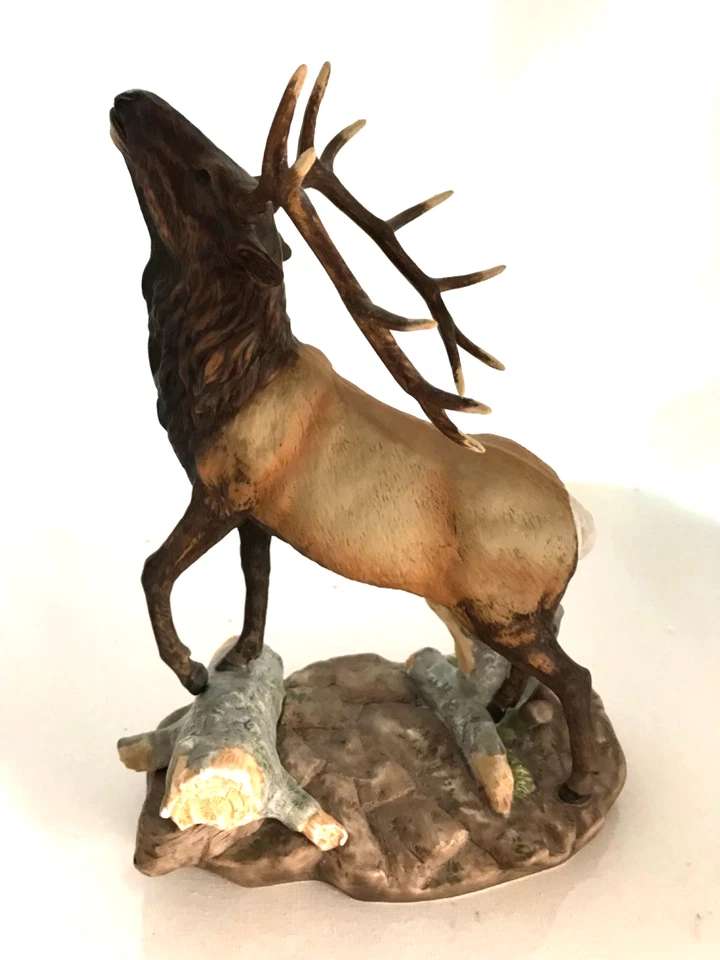 Homco Masterpiece Porcelain Wilderness Elk - 1993- signed  aprox. 6"x9". - Image 2 of 4
