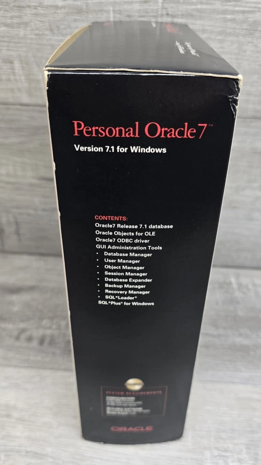 Personal Oracle 7 ~ Version 7.1 Windows Architecture Oracle Workgroup 2000~ New! - Image 3 of 4