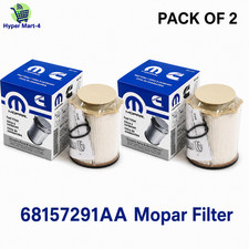 2X   2019-24 Ram 2500 3500 6.7L Cummins Diesel Mopar Fuel Filter Kit 68157291AA