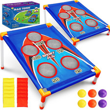 Kids Cornhole Outdoor Games - Bean Bag Toss Game for Kids - Kids Outdo