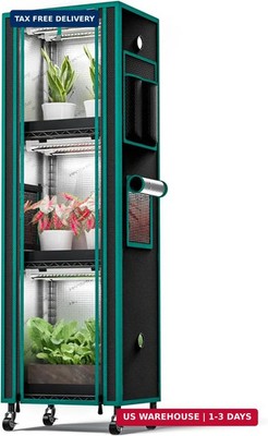 MARS HYDRO 2025 Plant Stand with Grow Lights 4-Tier Plant Shelf with 6 Full Spec