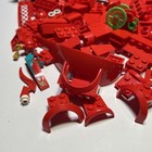 Lego 300 Red Bricks Plates Mario Hat Heart 39613 Wheelchair Mudguards 392 — photo 6