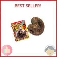 JA-RU Fake Poop Toy (1 Pack) Toilet Prank Toys, Practical Jokes & Gag Gifts for 