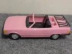 Vintage 1983 Barbie Convertible Car Pink Meritus w Luggage Rack Intact VTG 80s