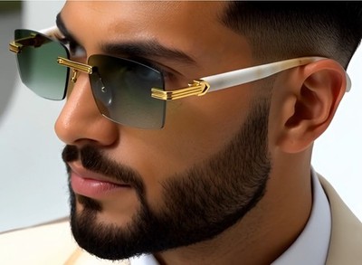 Mens CLASSY Style Wood Buff Retro 90s Hip Hop Rapper Gangster  Sunglasses Lentes