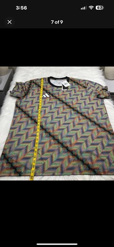 Camisa Adidas HC Preshi Multicolor Calce Ajustado Para Hombre Talla 2XL NUEVA CON ETIQUETAS PRECIO DE VENTA SUGERIDO POR EL FABRICANTE $70 NUEVA - Imagen 16 de 16