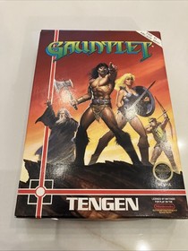 Gauntlet Nintendo NES Tengen Complete CIB - W Poster Reg Card & Manual Tested