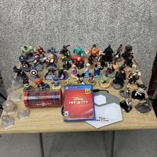 Disney Infinity Figures Lot Of 41 5 Playsets 20 Power Discs Tested Working PS4