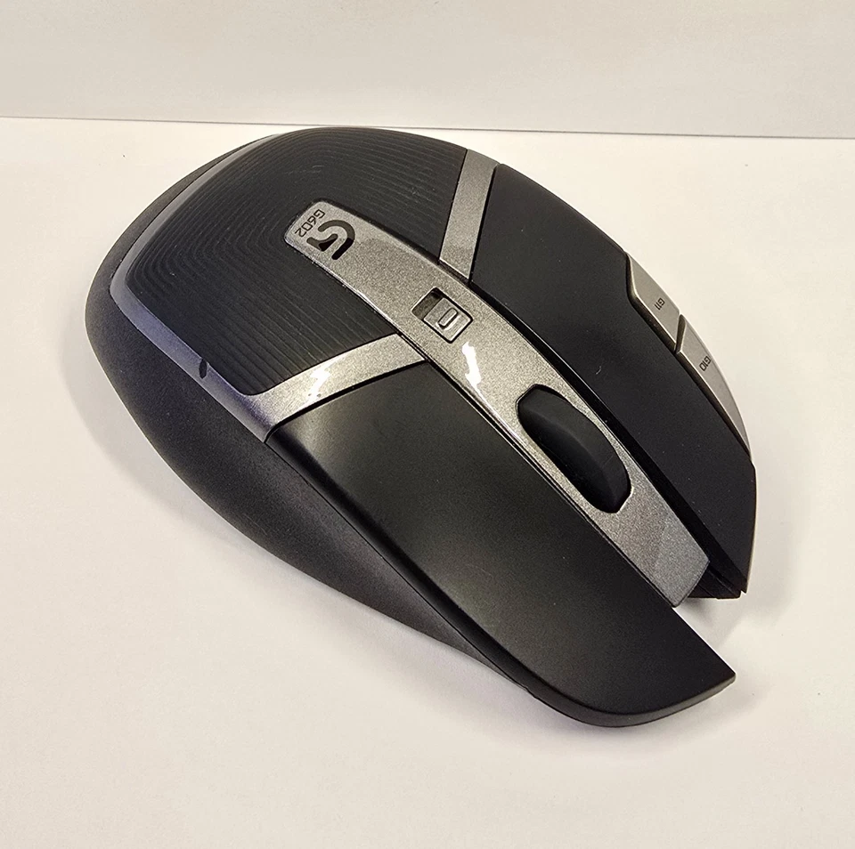 Mouse inalámbrico para juegos Logitech G602 negro sin retraso 11 botones programables Foto 2 de 4