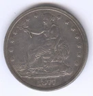 1877 Trade Silver Dollar + SILVER + Circulated + No Reserve!