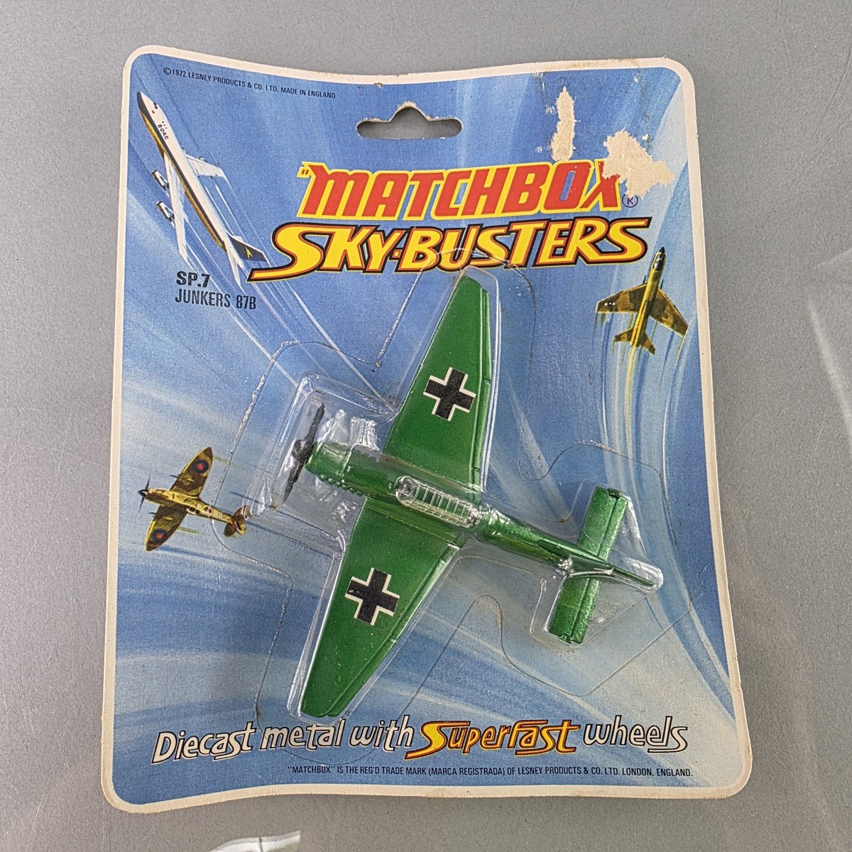 Matchbox Skybusters SP-7 JUNKERS JU87B STUKA LUFTWAFFE WW2 Fighter