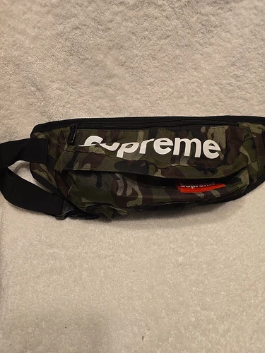 Sac banane camouflage suprême pochette taille avec 2 poches sac ceinture