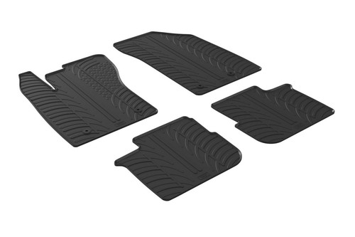 Set tappeti su misura in gomma - compatibile per Bmw Serie 5 (F10) (01