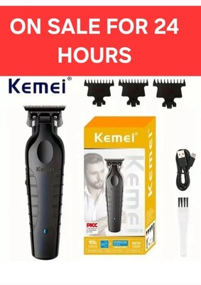 Haar Bartschneider Kemei KM-2299 Akku Profi Friseur Zero Gap Haarschneidemaschine.