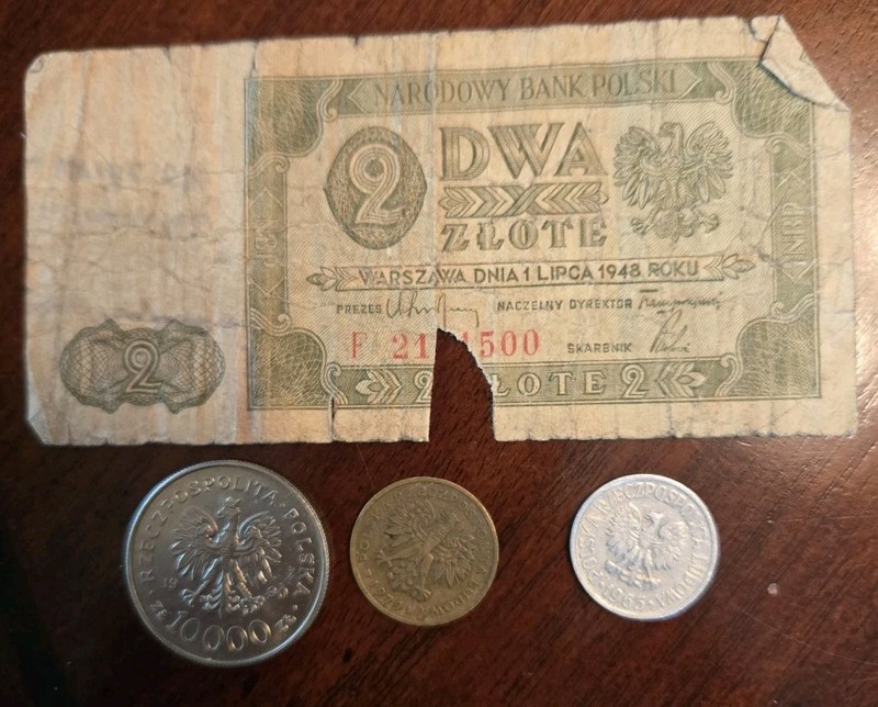 Vintage Polish Money