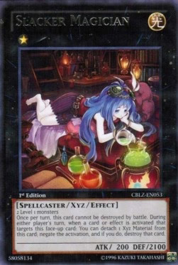 YuGiOh Slacker Magician CBLZ-EN053 Rare Englisch Good 1st