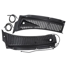 MOTOKU Windshield Wiper Vent Cowl Screen Cover Grille Panels Kit for Ford.