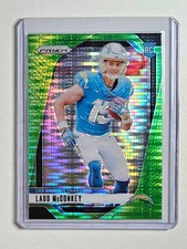 Ladd McConkey 2024 Panini Prizm Green Pulsar RC Rookie #365 Chargers 🟢