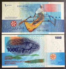 Comoros 1000 Francs 2005 Banknote World Paper Money UNC Currency Bill Note