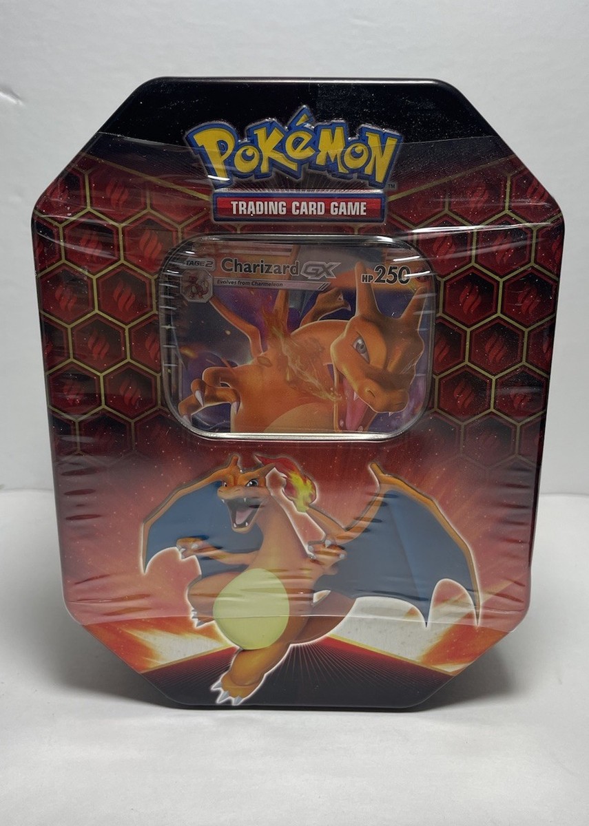 Pokémon TCG: Hidden Fates Tin (45 Cards) Charizard EX Sealed