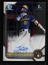 2022 Bowman Chrome Prospect Auto Jheremy Vargas #CPA-JVG Auto 12g7