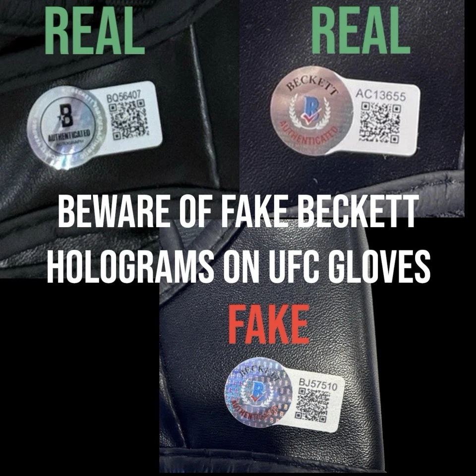 Rashad Evans Signed UFC Fight Glove BAS Beckett COA Autograph - Image 3 of 3