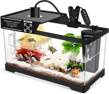 Aquatic Turtle Tank Lamp Filter Kit, Upgrade PC Turtle Tank Starter Kit with Adj